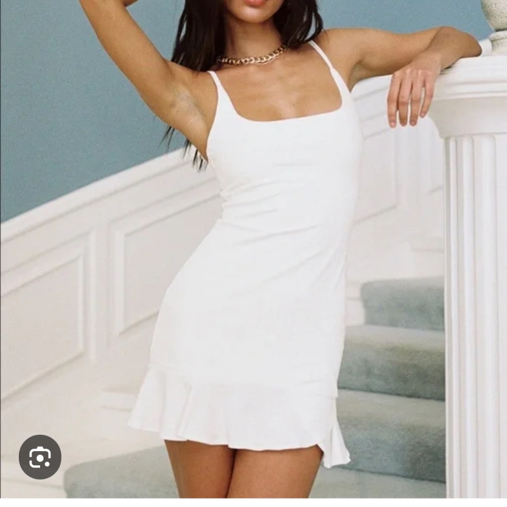 Kiribati princess polly mini white dress. BNWT